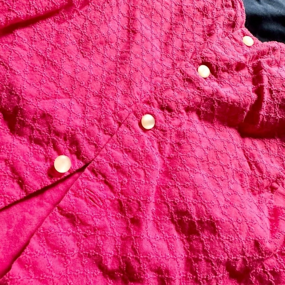 Polo Ralph Lauren Pink Girl's Button up Top Size 6 - Picture 4 of 5